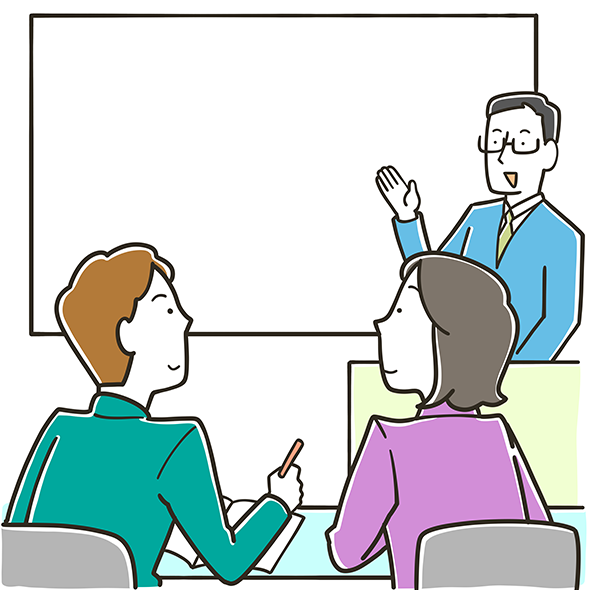 イラストカット シーン381（ポップタッチ）