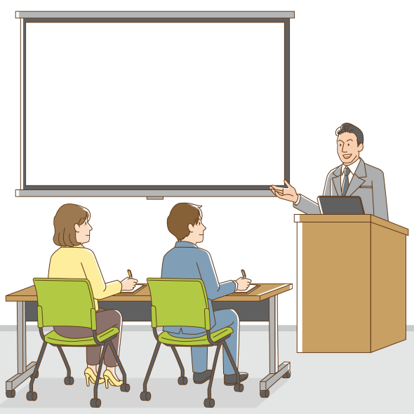 イラストカット シーン402（シンプルタッチ）