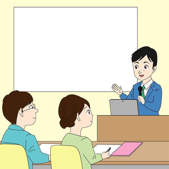 イラストカット シーン402（漫画風タッチ）