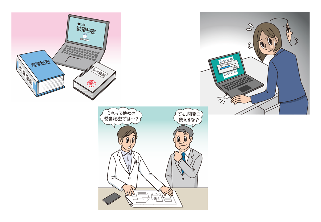 イラストカット 研修用資料325 営業秘密の保護（その2）