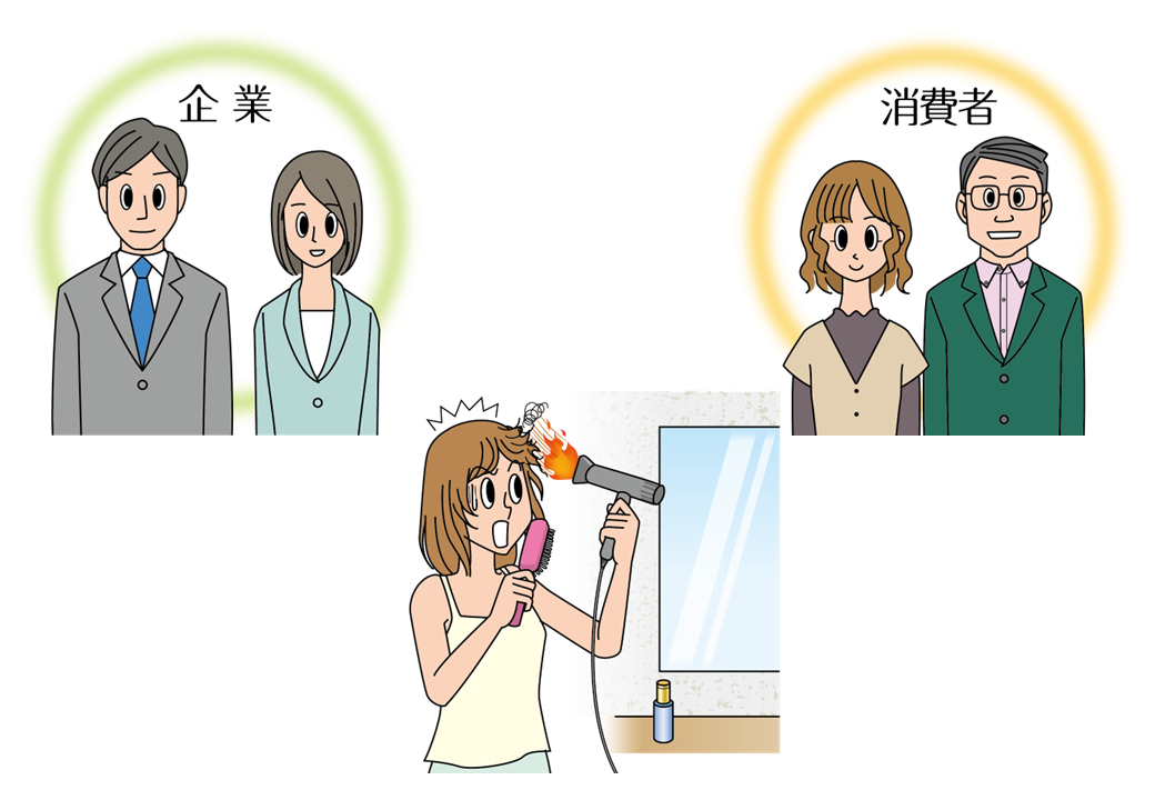 イラストカット 研修用資料331 消費者の権利保護に取り組むために